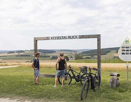 Radfahren im Kesseltal