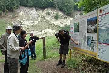 Geopark Führung im Steinbruch Alte Bürg