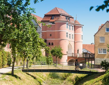 Rieder Tor auf der Altstadtinsel Ried in Donauwörth