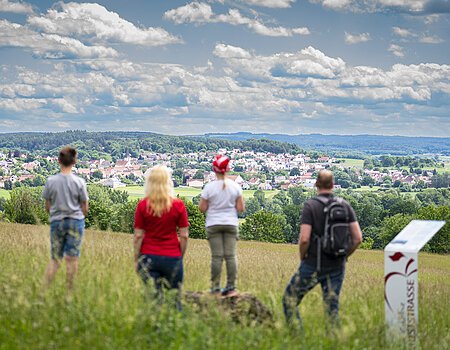 Wanderer bei Oettingen