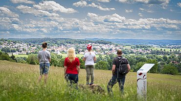 Wanderer bei Oettingen