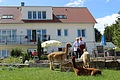Alpakas im Literaturcafé Lindle