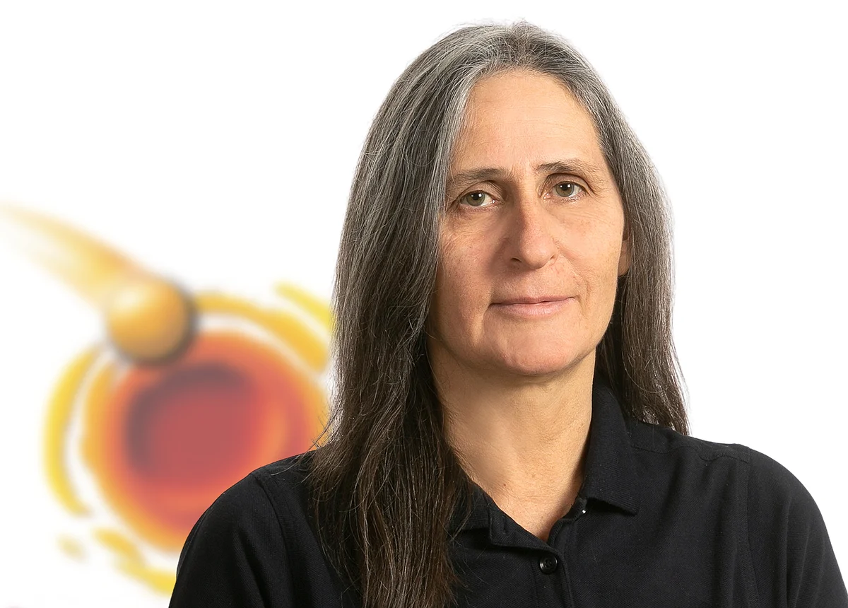 Das Porträtfoto zeigt die Geoparkführerin Karin Zellinger-Meyr.