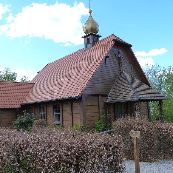 Heidebrünnl bei Kaisheim Blick auf das Heidebrünnl