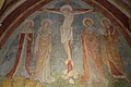 St. Nikolauskirche zu Dornstadt: Kreuzigungsfresko im Chor