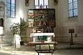 Ehemalige Klosterkirche Auhausen: Hochchor mit Schäufelin-Altar Ehemalige Klosterkirche Auhausen: Hochchor mit Schäufelin-Altar