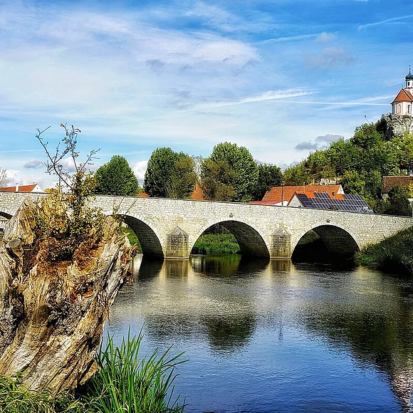 Donauwörth - Geotop Kalvarienberg mit Kapelle im Stadtteil Wörnitzstein