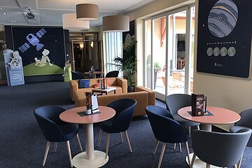 Lobby im JUFA Hotel Nördlingen