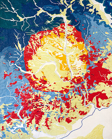 Geologische Übersicht über den Rieskrater