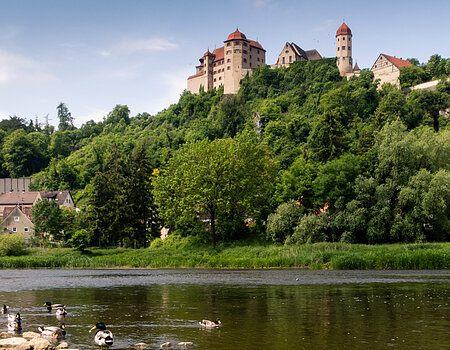 Harburg Castle, one of the largest fortresses in southern Germany