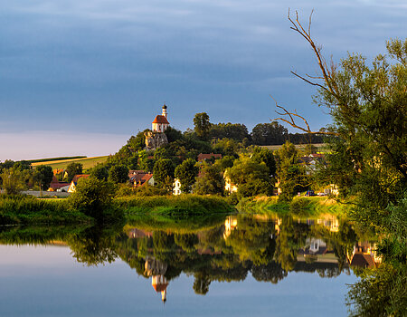 Wörnitz, view of Wörnitzstein